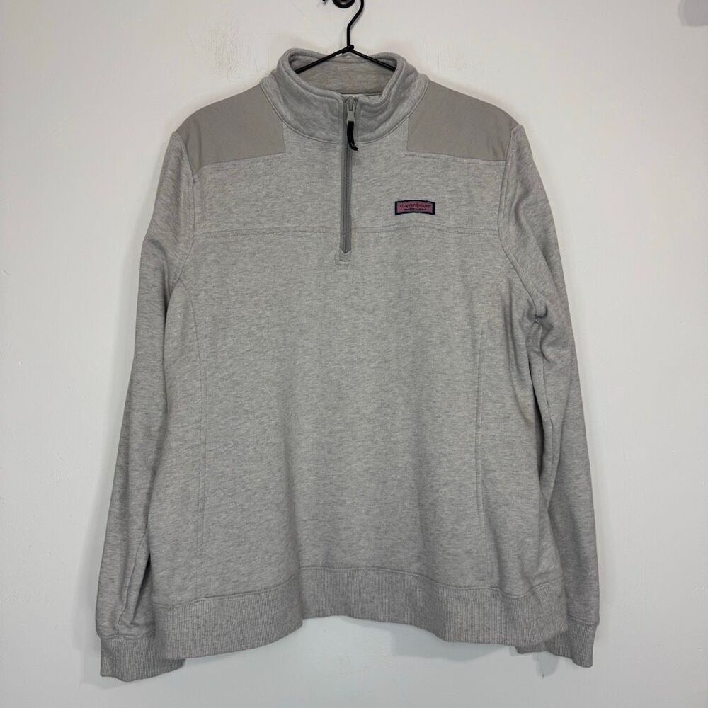 Vineyard Vines Heather Gray Shep Pullover XL